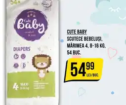 Mega Image Cute baby scutece bebeluși Ofertă