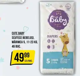 Mega Image Cute baby scutece bebeluși Ofertă