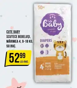 Mega Image Cute baby scutece bebeluși Ofertă
