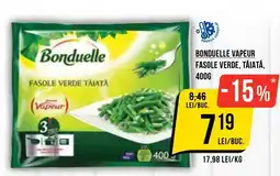 Mega Image Bonduelle vapeur fasole verde, tăiată Ofertă