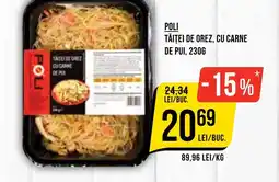 Mega Image Poli tăiţei de orez, cu carne de pui Ofertă