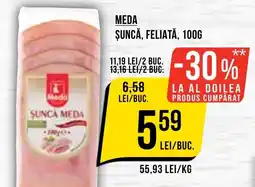 Mega Image Meda şuncă, feliată Ofertă