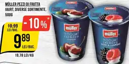 Mega Image Müller pezzi di frutta iaurt Ofertă