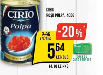 Mega Image Cirio roşii pulpa Ofertă