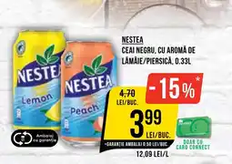 Mega Image Nestea ceai negru, cu aromă de lămâie/piersică Ofertă