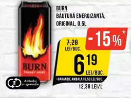 Mega Image BURN Băutură energizantă, original Ofertă