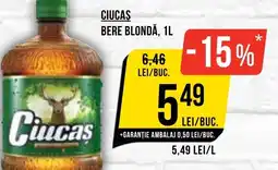 Mega Image Ciucas bere blondă Ofertă