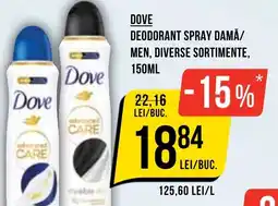 Mega Image DOVE Deodorant spray damă/ men Ofertă