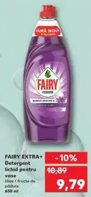 Kaufland FAIRY Extra + Detergent lichid pentru vase Ofertă