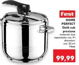 HOME PERFECT Oală sub presiune