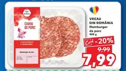 Kaufland Hamburger de porc Ofertă