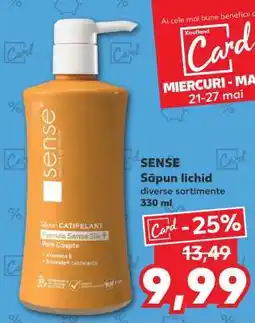 Kaufland SENSE Săpun lichid Ofertă