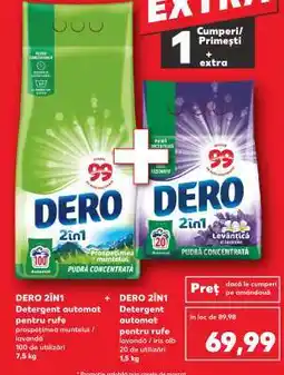 Kaufland DERO 2ÎN1 Detergent automat pentru rufe Ofertă