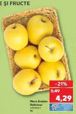 Kaufland Mere Golden Delicious Ofertă