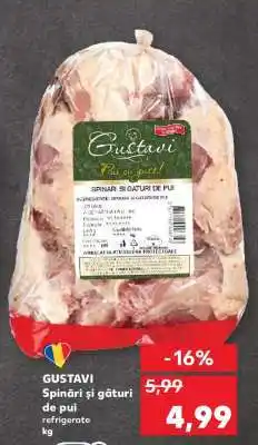 Kaufland GUSTAVI Spinări și gâturi de pui Ofertă