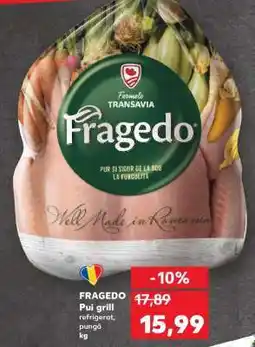 Kaufland FRAGEDO Pui grill refrigerat, punga, kg Ofertă