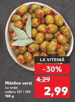 Kaufland Măsline verzi cu ardei Ofertă