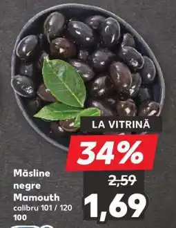 Kaufland Măsline negre Mamouth Ofertă