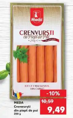 Kaufland MEDA Crenwurşti din piept de pui Ofertă