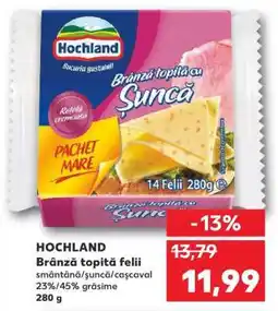 Kaufland HOCHLAND Brânză topită felii Ofertă
