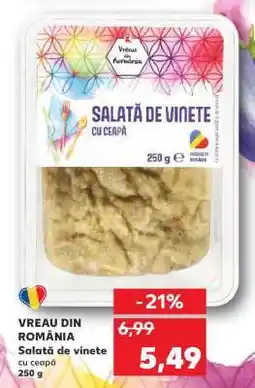 Kaufland Salată de vinete cu ceapă Ofertă