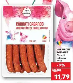 Kaufland Cârnați cabanos Ofertă