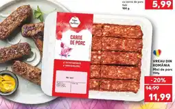 Kaufland VREAU DIN ROMÂNIA Mici de porc Ofertă