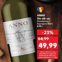 Kaufland ANNO Vin alb sec Ofertă