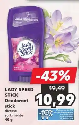 Kaufland LADY SPEED STICK Deodorant stick Ofertă