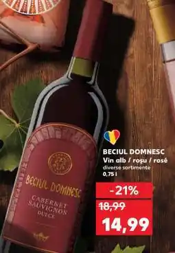 Kaufland BECIUL DOMNESC Ofertă