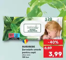 Kaufland BUBUBEBE Șervețele umede pentru copii Ofertă