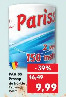 Kaufland PARISS Prosop de hârtie Ofertă