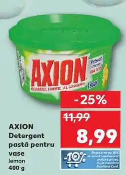 Kaufland AXION Detergent pastă pentru vase lemon 400 g Ofertă