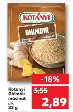 Kaufland Kotanyi Ghimbir măcinat Ofertă