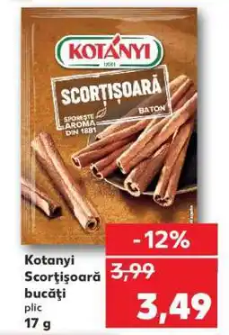 Kaufland Kotanyi Scorțișoară bucăți Ofertă