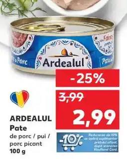 Kaufland ARDEALUL Pate Ofertă