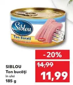 Kaufland SIBLOU Ton bucăți în ulei Ofertă