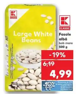 Kaufland Fasole Albă Bob Mare Ofertă