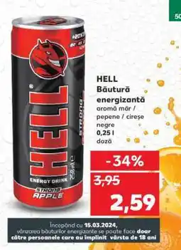 Kaufland HELL Băutură energizantă Ofertă