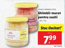 Lidl Ghimbir murat pentru sushi Ofertă