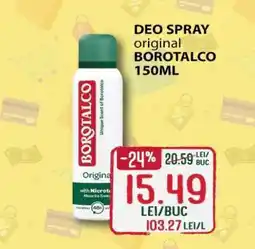 Diana Supermarket DEO SPRAY original BOROTALCO 150ML Ofertă