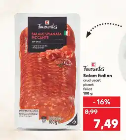 Kaufland Salam italian Ofertă