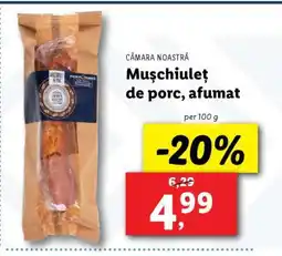 Lidl Mușchiuleț de porc afumat Ofertă