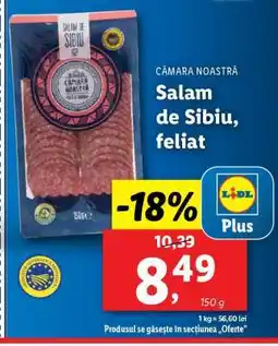 Lidl Salam de Sibiu, feliat Ofertă