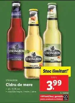 Lidl Strongbow Cidru de mere Ofertă