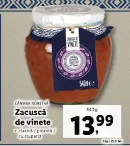 Lidl Zacuscă de vinete Ofertă