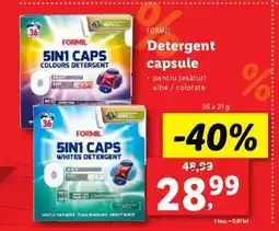Lidl FORMIL Detergent capsule Ofertă