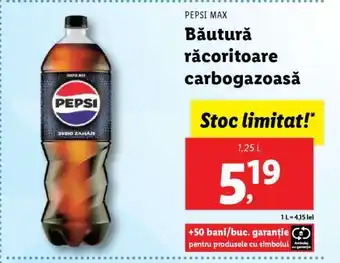 Lidl PEPSI MAX Ofertă