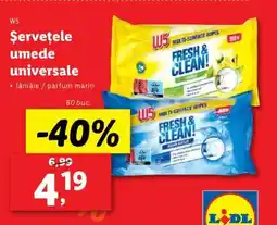 Lidl Șervețele umede universale Ofertă