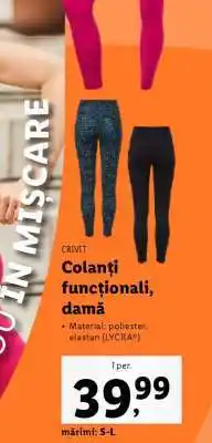 Lidl Colanți funcționali, damă Ofertă